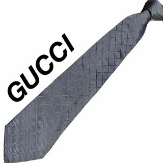 グッチ(Gucci)の【美品】GUCCI ネクタイ マイクロGG柄(ネクタイ)