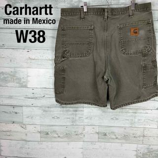 カーハート(carhartt)のカーハートw38レザーパッチ ワーク ペインターパンツ ショーツ(ショートパンツ)