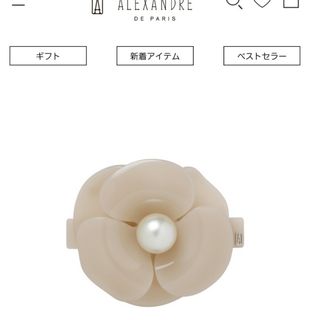 在庫わずか❣️新品未開封 アレクサンドルドゥ パリ ヘアクリップ  べっ甲柄 L