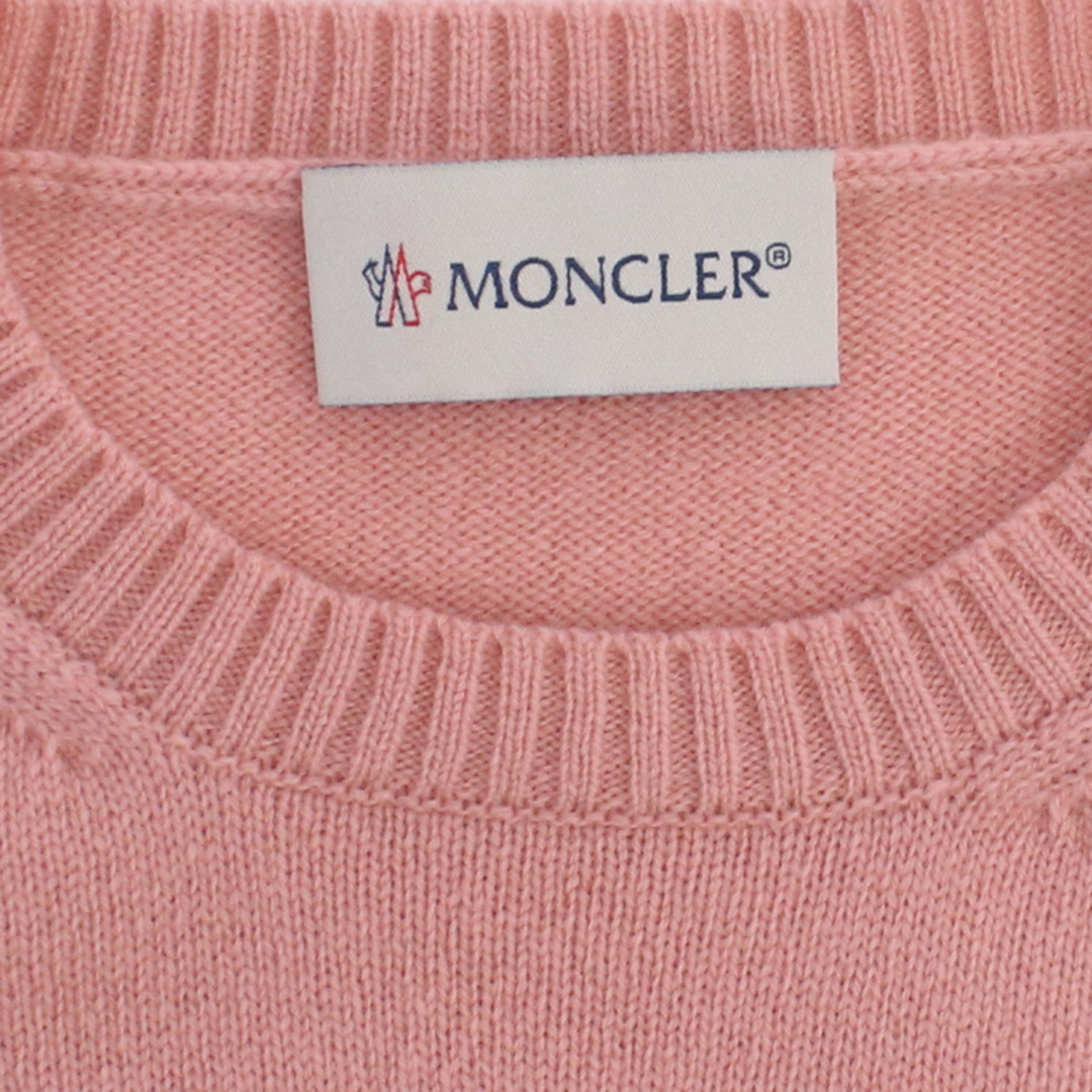 MONCLER(モンクレール)のMONCLER モンクレール 9C00002 ニット ピンク系 ベビー キッズ/ベビー/マタニティのベビー服(~85cm)(ニット/セーター)の商品写真
