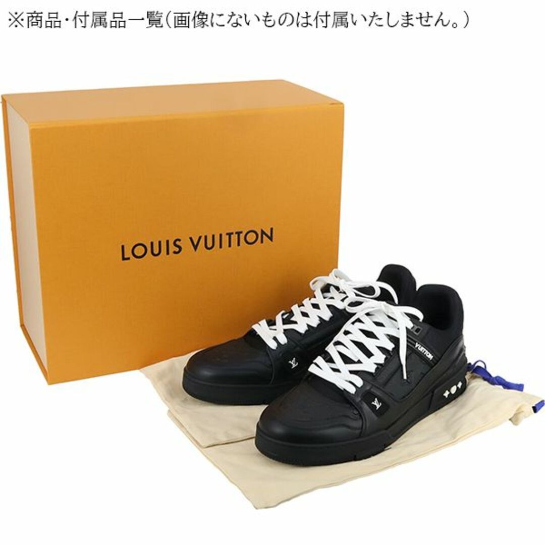 LOUIS VUITTON(ルイヴィトン)のルイヴィトン LVトレーナーラインスニーカー モノグラム カーフレザー ブラック 黒 ベージュ レディース メンズ ユニセックス 新品 7692 メンズの靴/シューズ(スニーカー)の商品写真