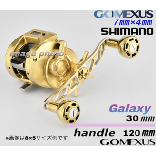 限定【ゴメクサス】GALAXY ブラックゴールド/8×5ハンドル/90㎜/ダイワ