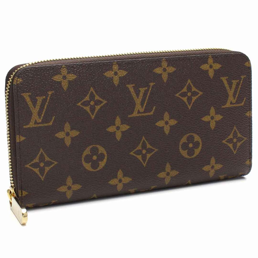 ブラウン系金具色ゴールドサイズLOUIS VUITTON ルイヴィトン モノグラム M42616 長財布ラウンドファスナー ブラウン系 レディース