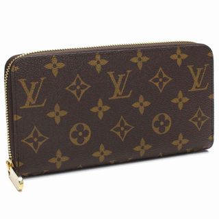 ルイヴィトン(LOUIS VUITTON)のLOUIS VUITTON ルイヴィトン モノグラム M42616 長財布ラウンドファスナー ブラウン系 レディース(財布)