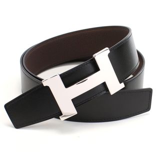 エルメス(Hermes)のHERMES エルメス ｺﾝｽﾀﾝｽ ベルト ブラック ブラウン系 メンズ(ベルト)