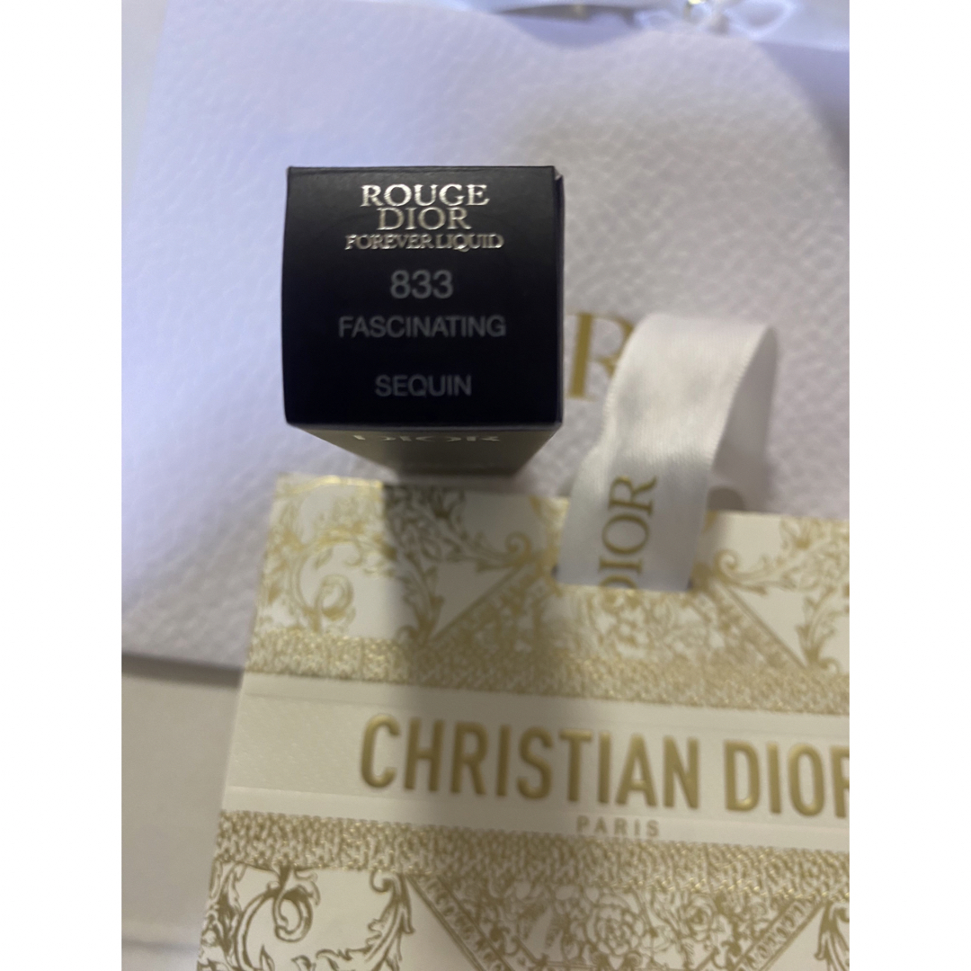 Dior - ディオール ルージュディオールフォーエヴァーリキッドシークイン833 限定の通販 by s｜ディオールならラクマ