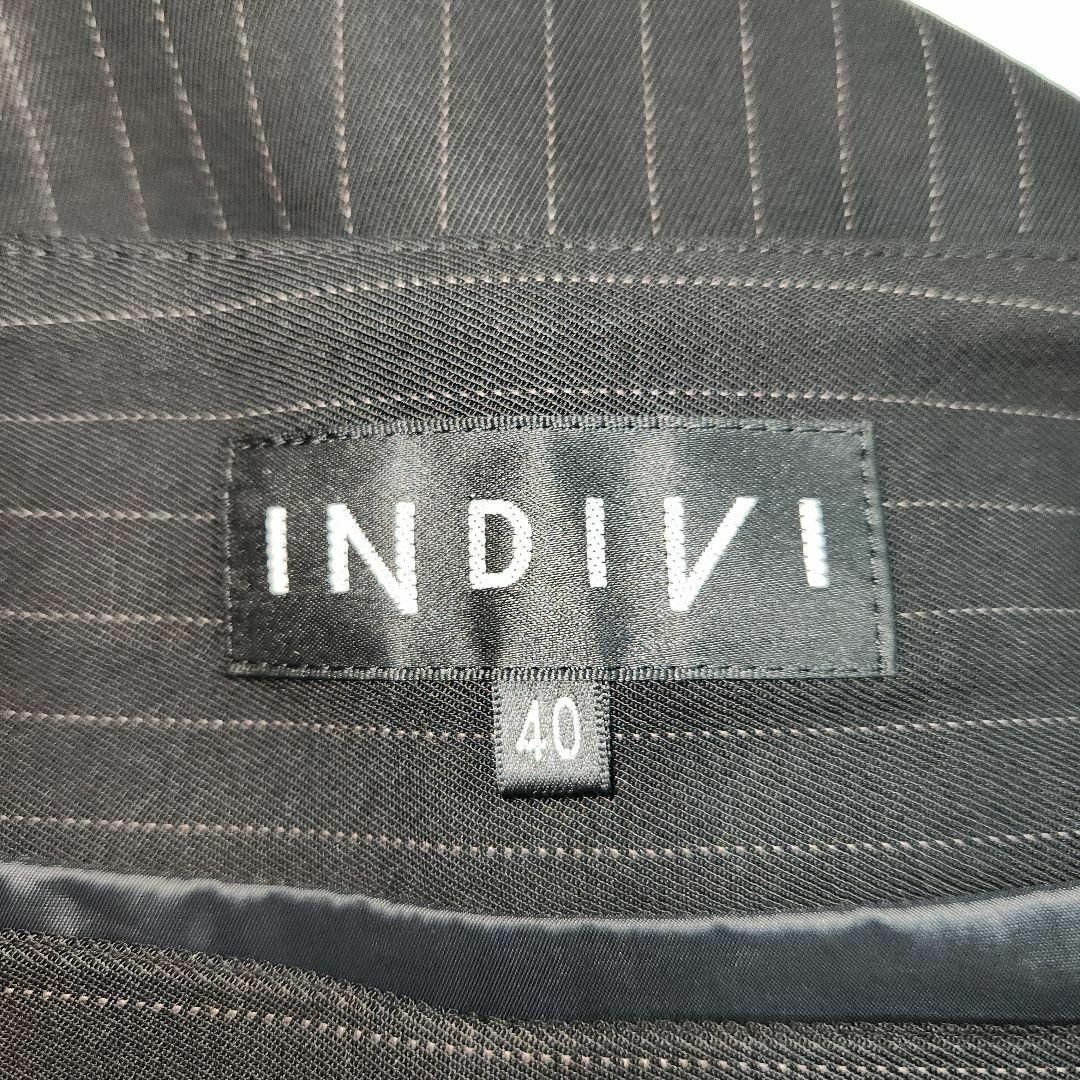 INDIVI(インディヴィ)のINDIVI　スーツ　セットアップ　ストライプ レディースのフォーマル/ドレス(スーツ)の商品写真