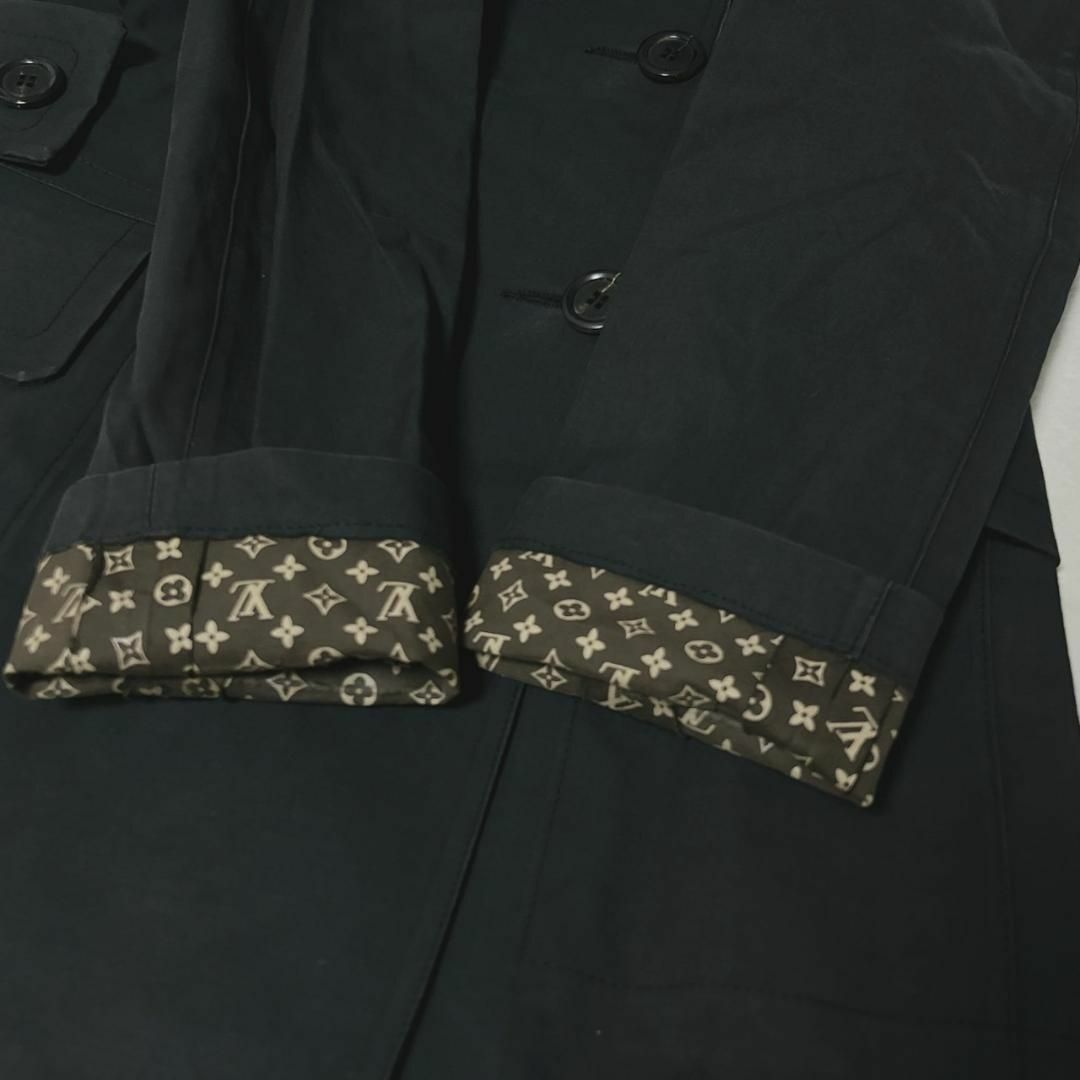LOUIS VUITTON モノグラム ゴム引きトレンチコートサイズ34 LOUIS VUITTON モノグラム ゴム引きトレンチコートサイズ34