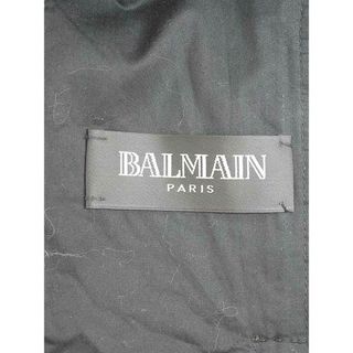 BALMAIN HOMME バルマン オム 11SS レザーサファリジャケット ブラック 44