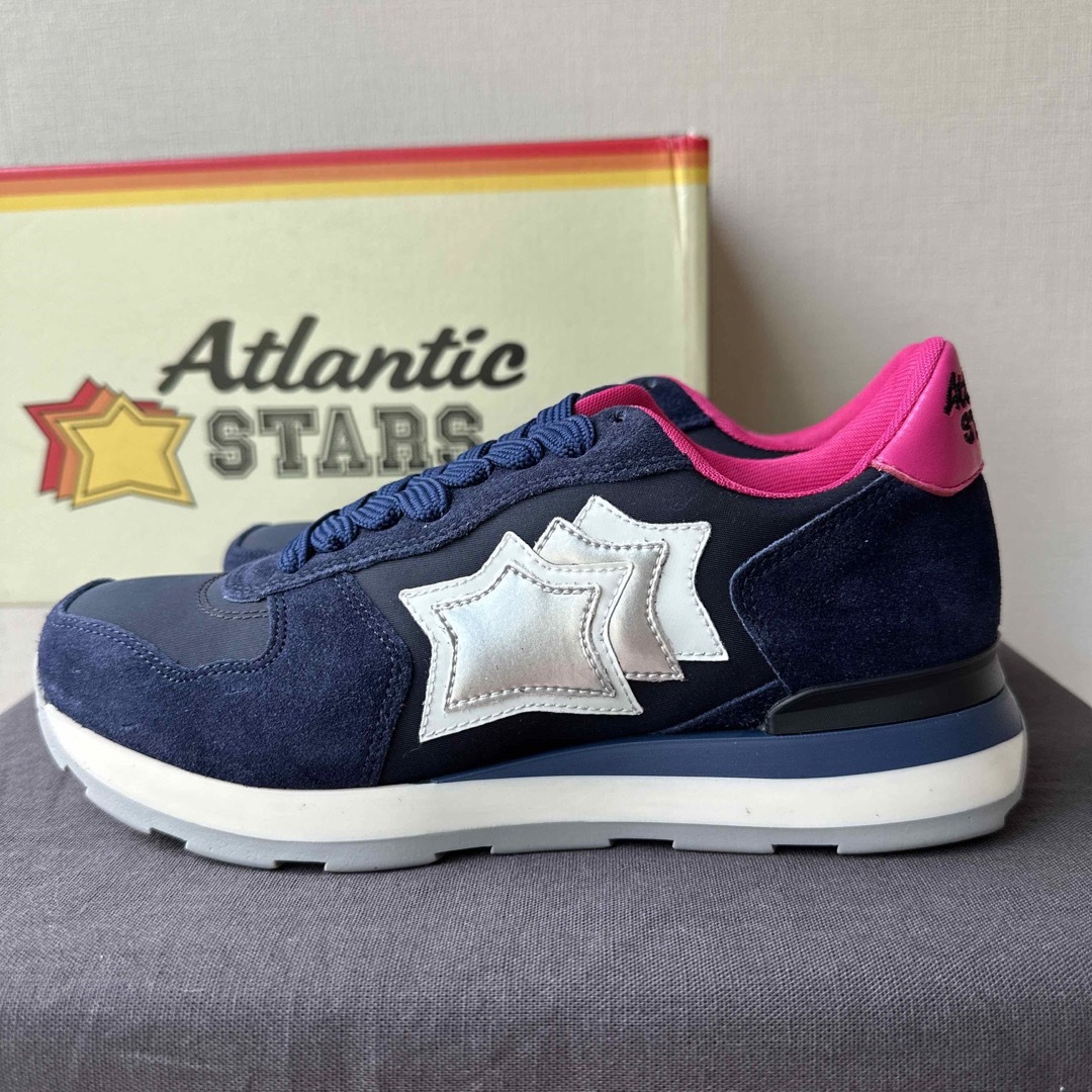 Atlantic STARS スニーカーVEGA ネイビー36新品