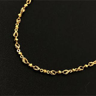 C110860) K18 ネックレス YG 18金 レディース ゴールドの通販 by すま