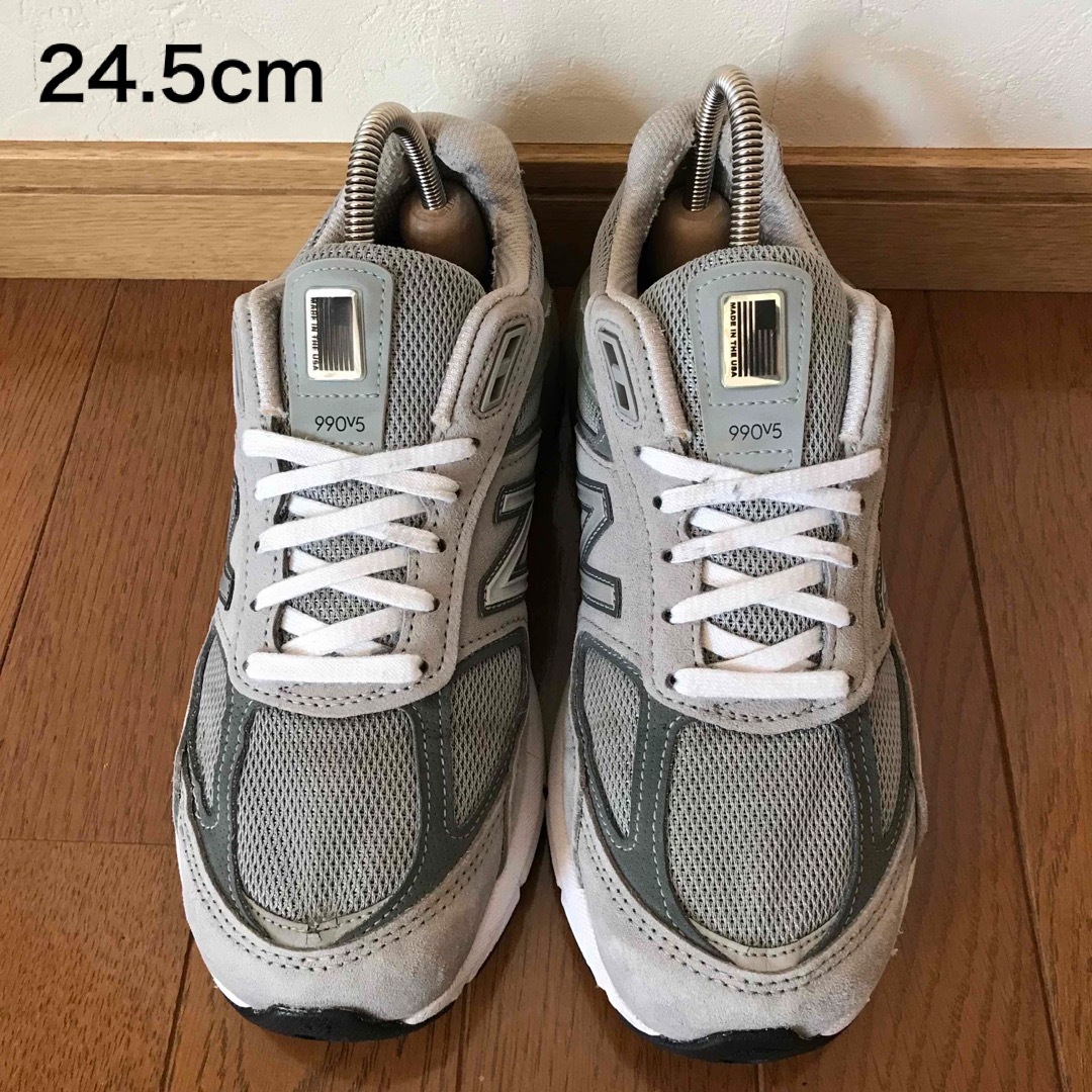 アメリカ　USA製　New Balance W990GL3 24.5cm グレー