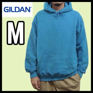 ギルタン(GILDAN)の新品 ギルダン 8oz プルオーバー パーカー裏起毛 アンティークサファイア M(パーカー)