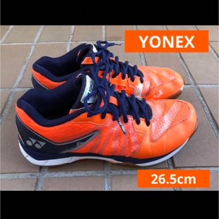 ヨネックス(YONEX)のYONEX　バドミントンシューズ　26.5cm　ジャンク品　コンフォート２　蛍光(バドミントン)