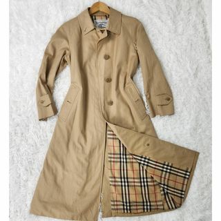 バーバリー(BURBERRY) ロングコート(レディース)(ホワイト/白色系)の