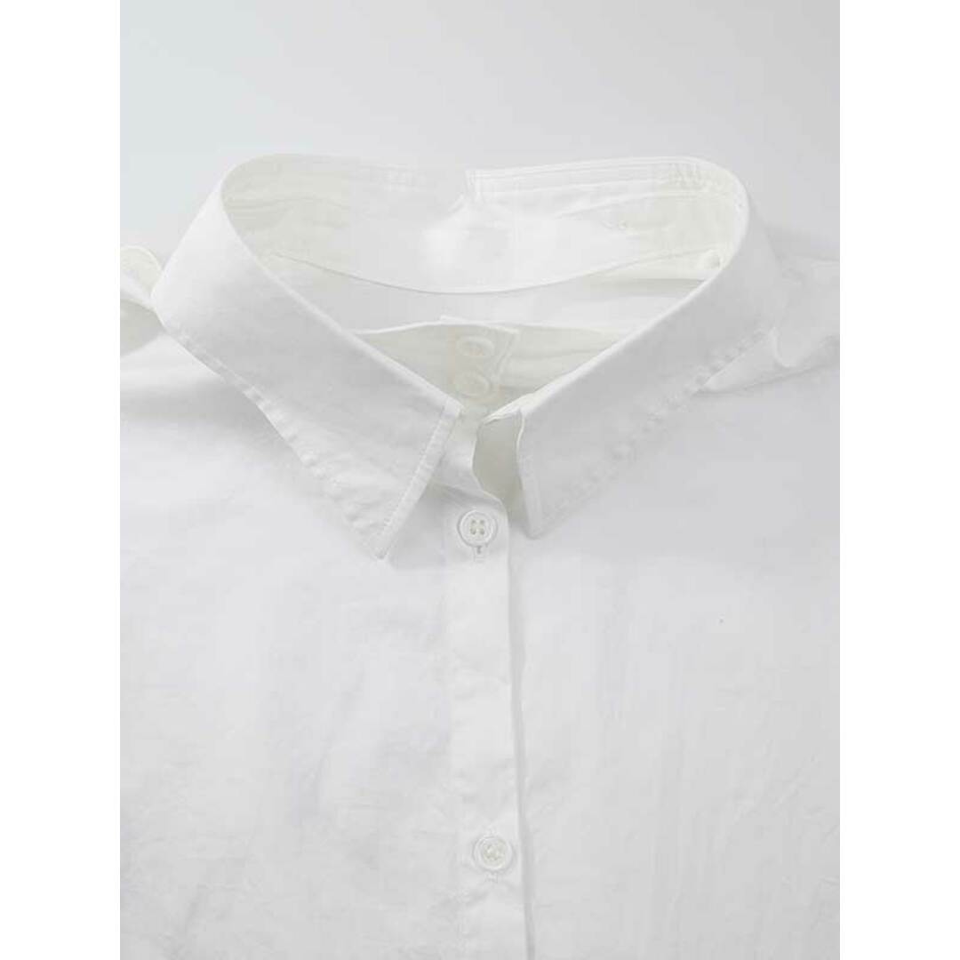Yohji Yamamoto(ヨウジヤマモト)のYohji Yamamoto POUR HOMME ヨウジヤマモト プールオム 20SS 内田すずめ ステッチ刺繍ダブルカラーシャツ ホワイト 3 メンズのトップス(シャツ)の商品写真