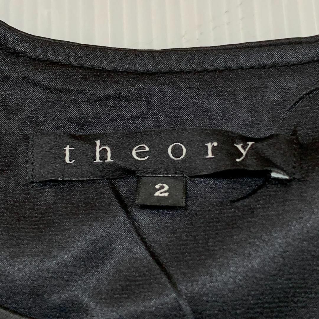 theory(セオリー)のTheory セオリー ノースリーブ 膝丈 ミニ ワンピース 美品 ブランド レディースのワンピース(ひざ丈ワンピース)の商品写真