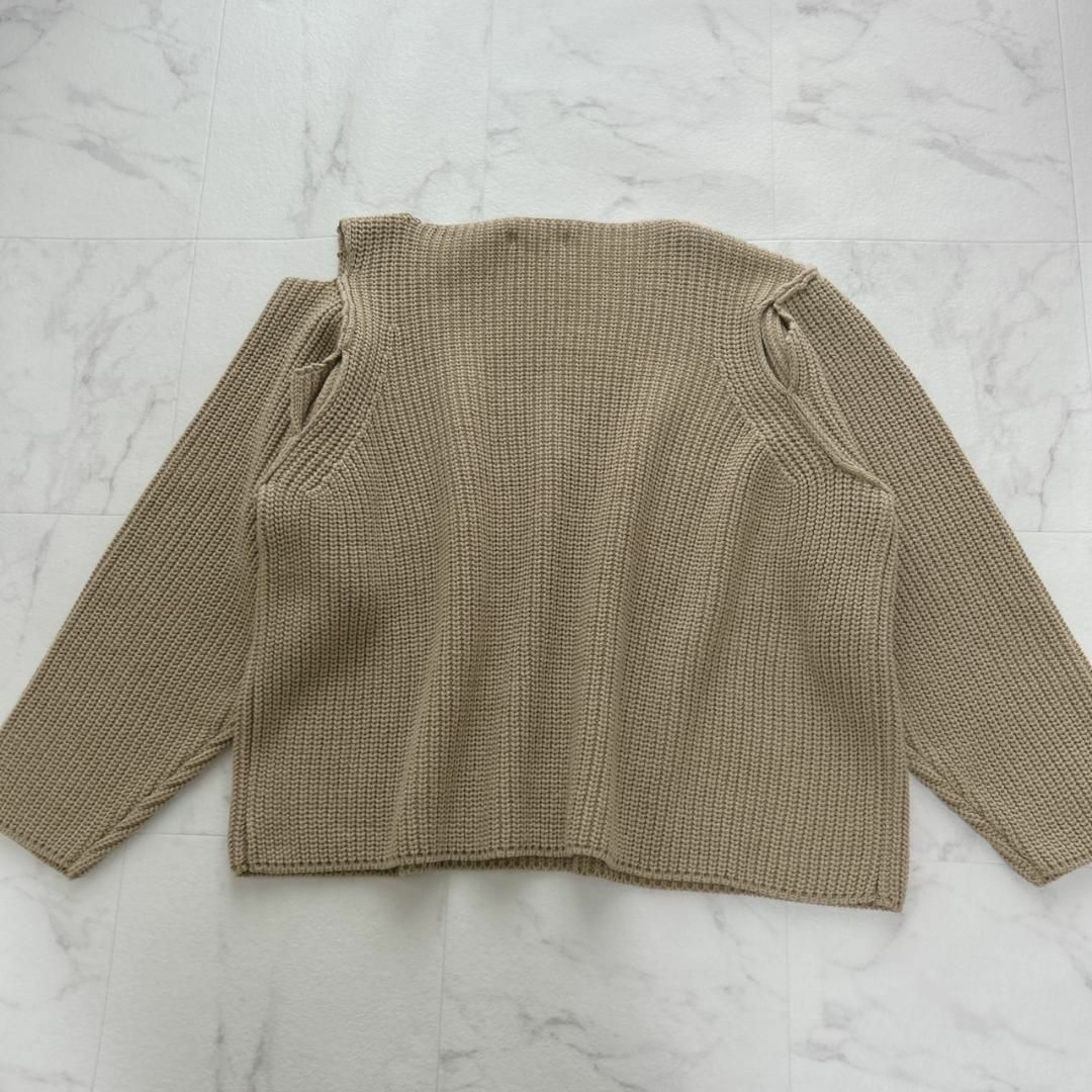 sulvam(サルバム)のSulvam サルバム Slit over knit スリットオーバーニット メンズのトップス(ニット/セーター)の商品写真