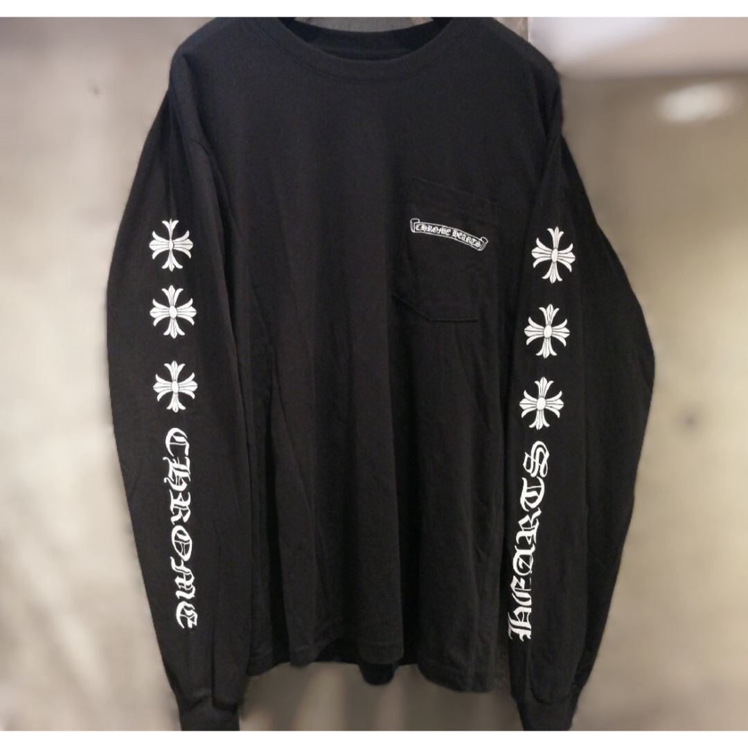 新品Chrome Hearts クロムハーツ ロン長袖Tシャツ L 黒