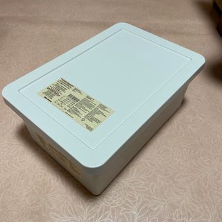 ムジルシリョウヒン(MUJI (無印良品))の☆無印良品☆ 蓋付き ポリプロピレン収納ボックス・中 ホワイトグレー(ケース/ボックス)