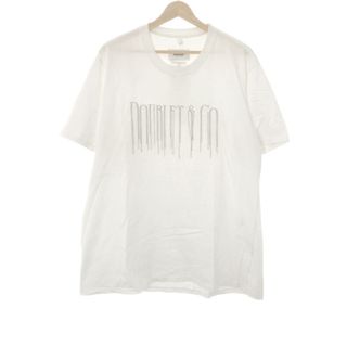 doublet ダブレット 21SS CHAIN FRINGE EMBROIDERY T-SHIRT チェーンフリンジTシャツ ホワイト M(Tシャツ/カットソー(半袖/袖なし))