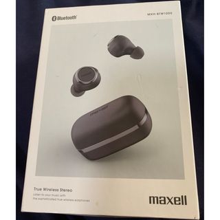 マクセル(maxell)のMXH-BTW1000 ブラック maxell Bluetooth ワイヤレス(ヘッドフォン/イヤフォン)