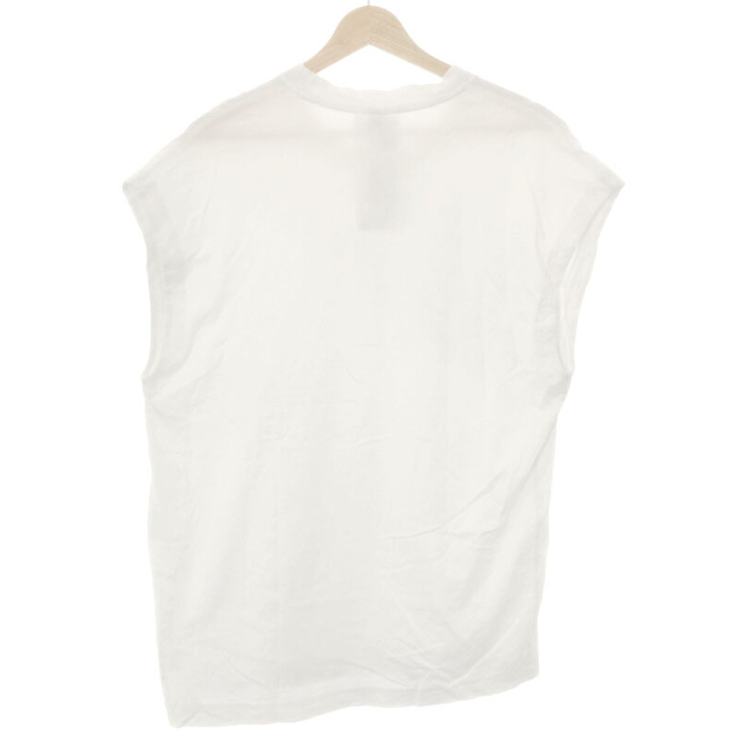 ACNE(アクネ)のAcne Studios アクネストゥディオズ CAP T-SHIRT ノースリーブTシャツ ホワイト S メンズのトップス(Tシャツ/カットソー(半袖/袖なし))の商品写真