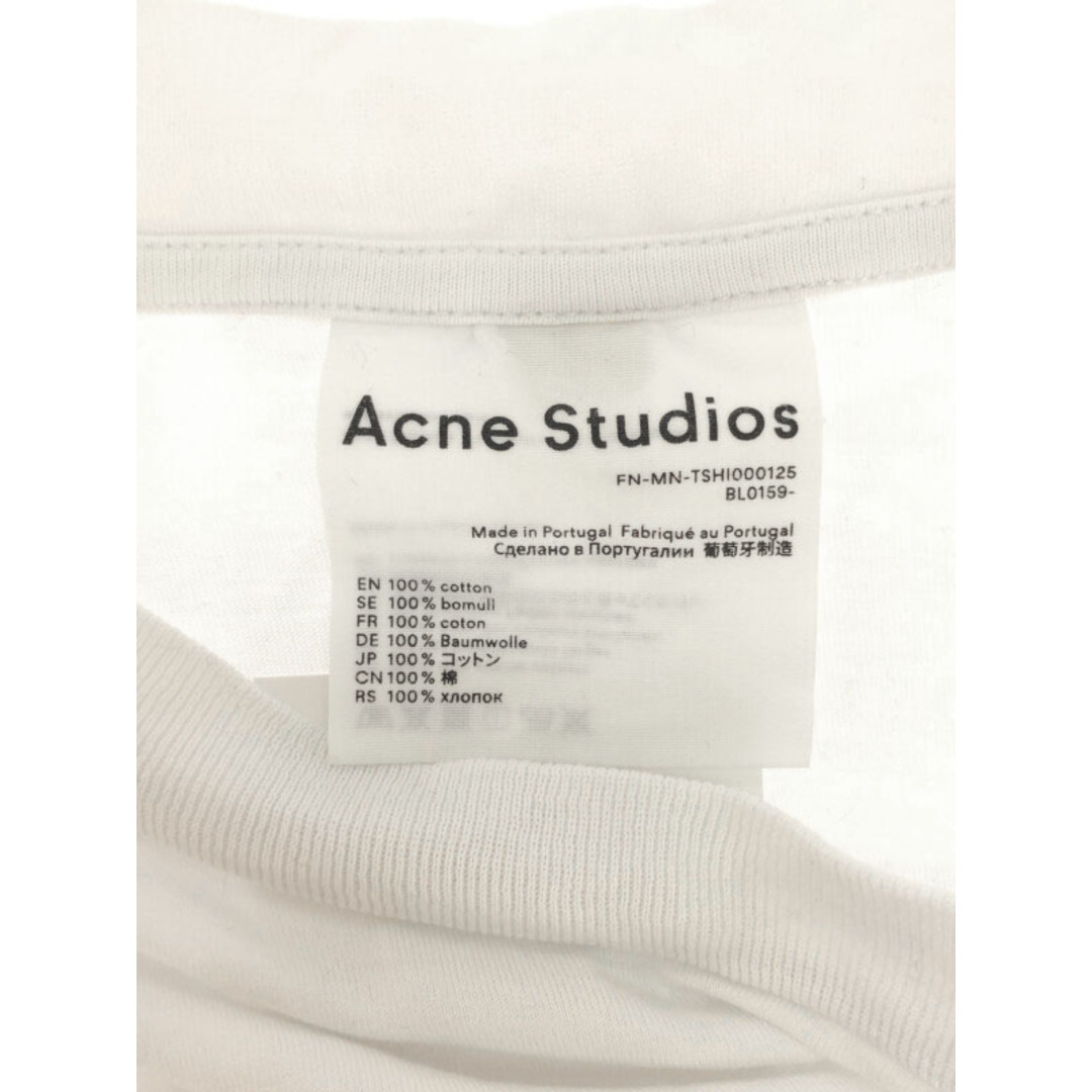 ACNE(アクネ)のAcne Studios アクネストゥディオズ CAP T-SHIRT ノースリーブTシャツ ホワイト S メンズのトップス(Tシャツ/カットソー(半袖/袖なし))の商品写真