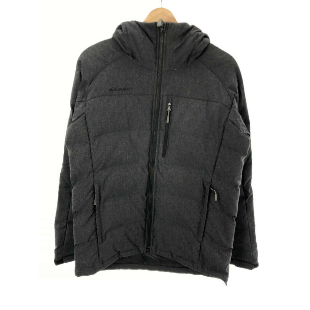 MAMMUT マムート Serac Hoody Herringbone Down ジップアップナイロンダウンジャケット ブラック S新品未使用品Ｓ