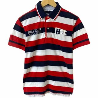 トミーヒルフィガー(TOMMY HILFIGER)のTOMMY HILFIGER ボーダー 半袖 ポロシャツ トップス ブランド(ポロシャツ)