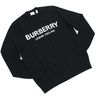 バーバリー(BURBERRY)のBURBERRY バーバリー 8054896 ニット BLACK ブラック メンズ(ニット/セーター)