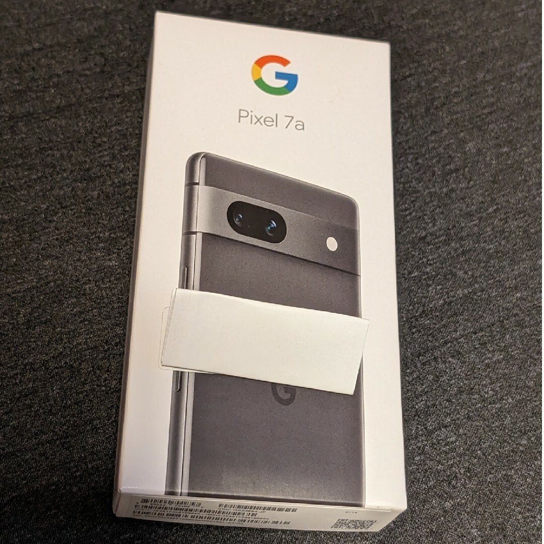 Google Pixel(グーグルピクセル)のGoogle Pixel 7a 128GB Charcoal(黒) 新品 スマホ/家電/カメラのスマートフォン/携帯電話(スマートフォン本体)の商品写真