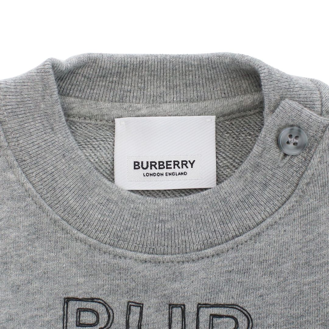 BURBERRY(バーバリー)のBURBERRY バーバリー 8053821 スウェット GREY MELANGE グレー系 ベビー キッズ/ベビー/マタニティのベビー服(~85cm)(トレーナー)の商品写真