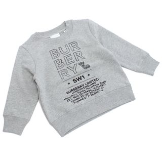 バーバリー(BURBERRY)のBURBERRY バーバリー 8053818 スウェット GREY MELANGE グレー系 ベビー(トレーナー)