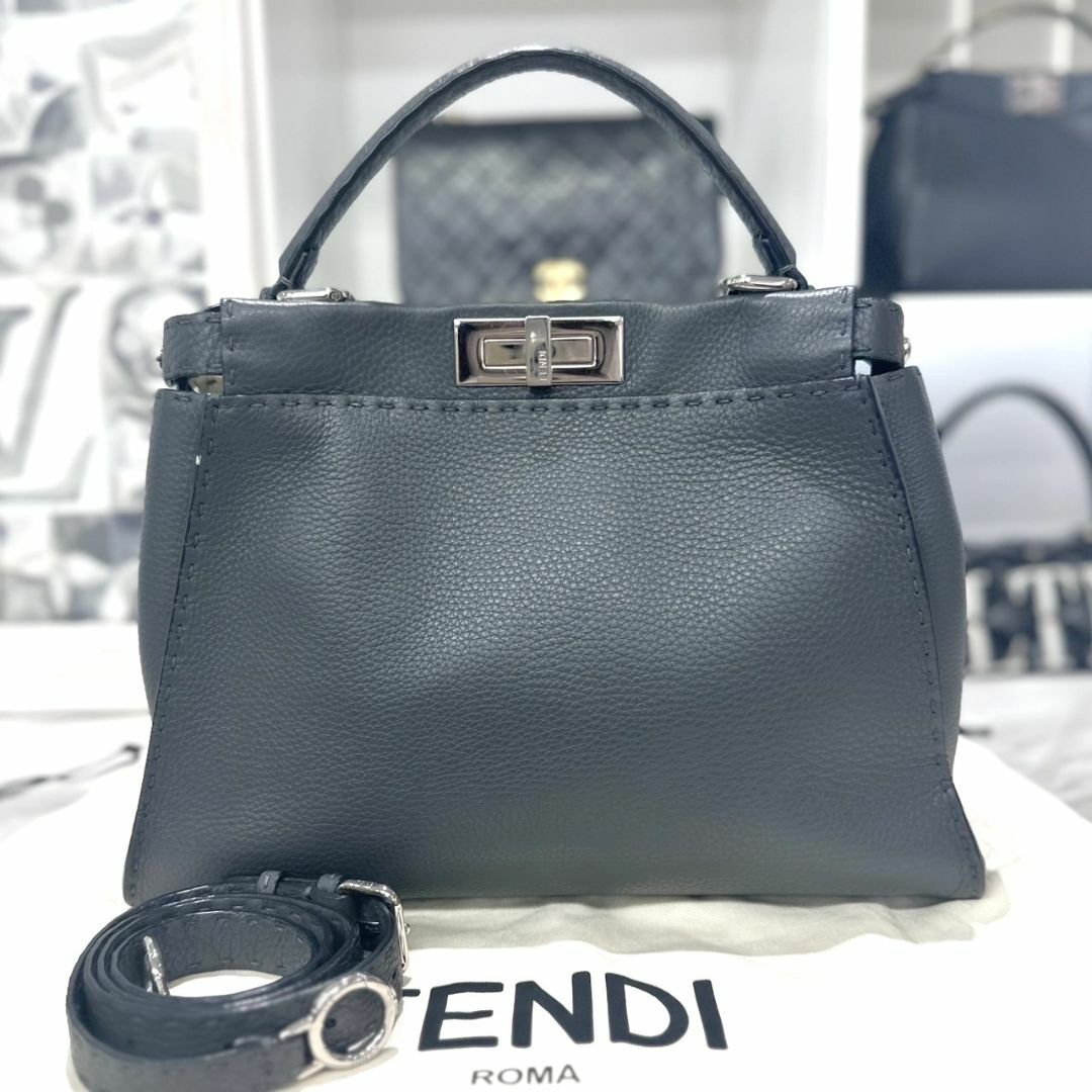 FENDI☆ピーカブー☆セレリア☆アスファルト