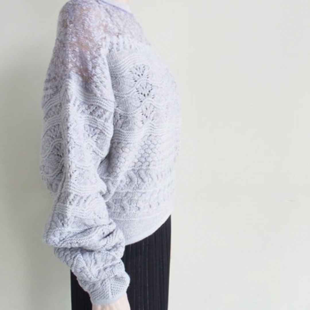 mame(マメ)のmame kurogouchi Bi-Color Afterglow Knit  レディースのトップス(ニット/セーター)の商品写真