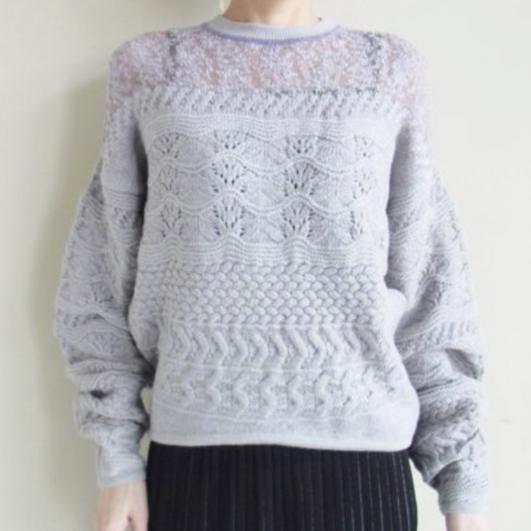 mame(マメ)のmame kurogouchi Bi-Color Afterglow Knit  レディースのトップス(ニット/セーター)の商品写真