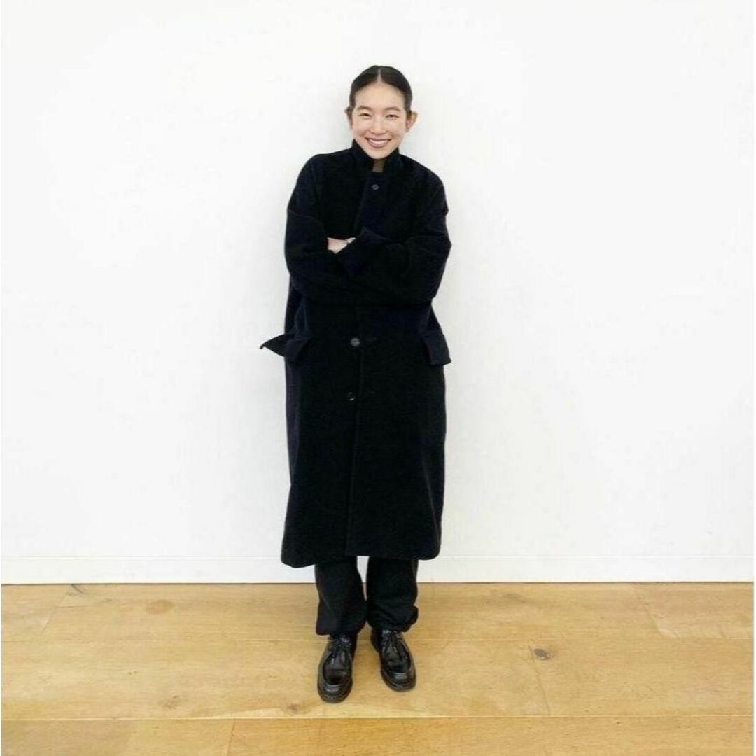 AURALEE(オーラリー)の19AW AURALEE  CASHMERE WOOL MOSSER COAT レディースのジャケット/アウター(ロングコート)の商品写真