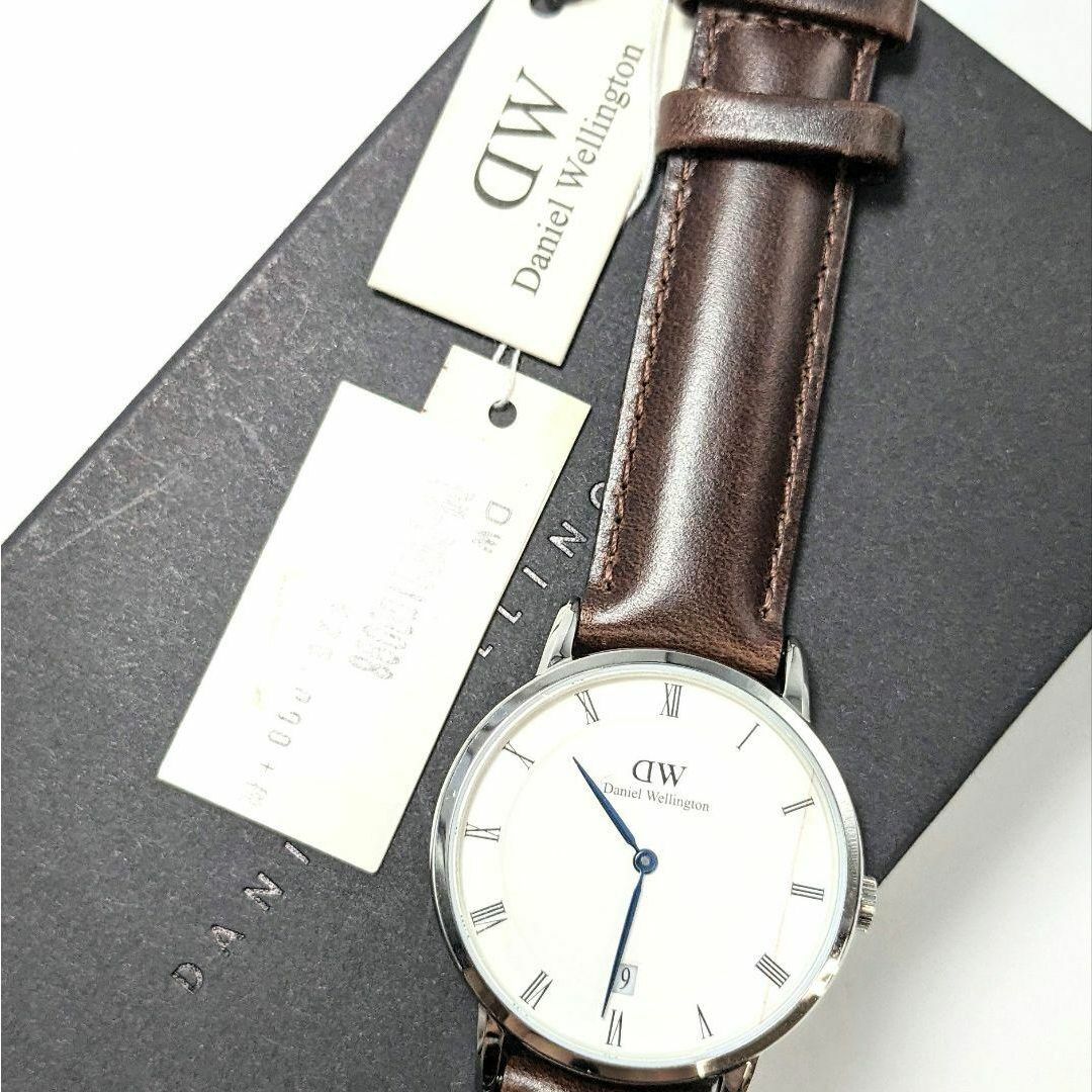 ダニエルウェリントン DW 腕時計 新品 箱付き 正規品 文字盤ブラック 青