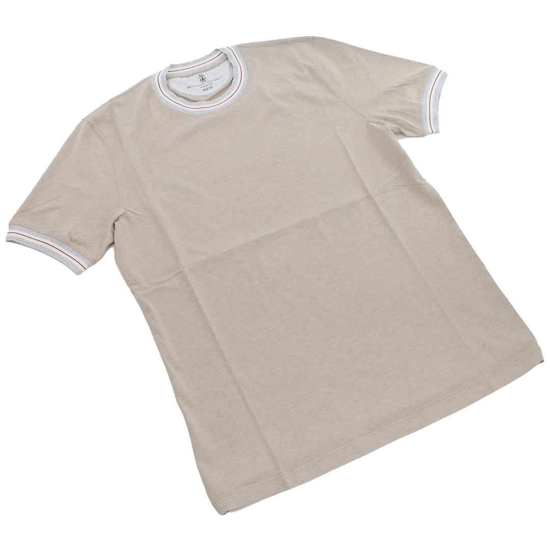 Brunello Cucinelli ブルネロクチネリ M0T611620 Tシャツ ベージュ系 メンズ