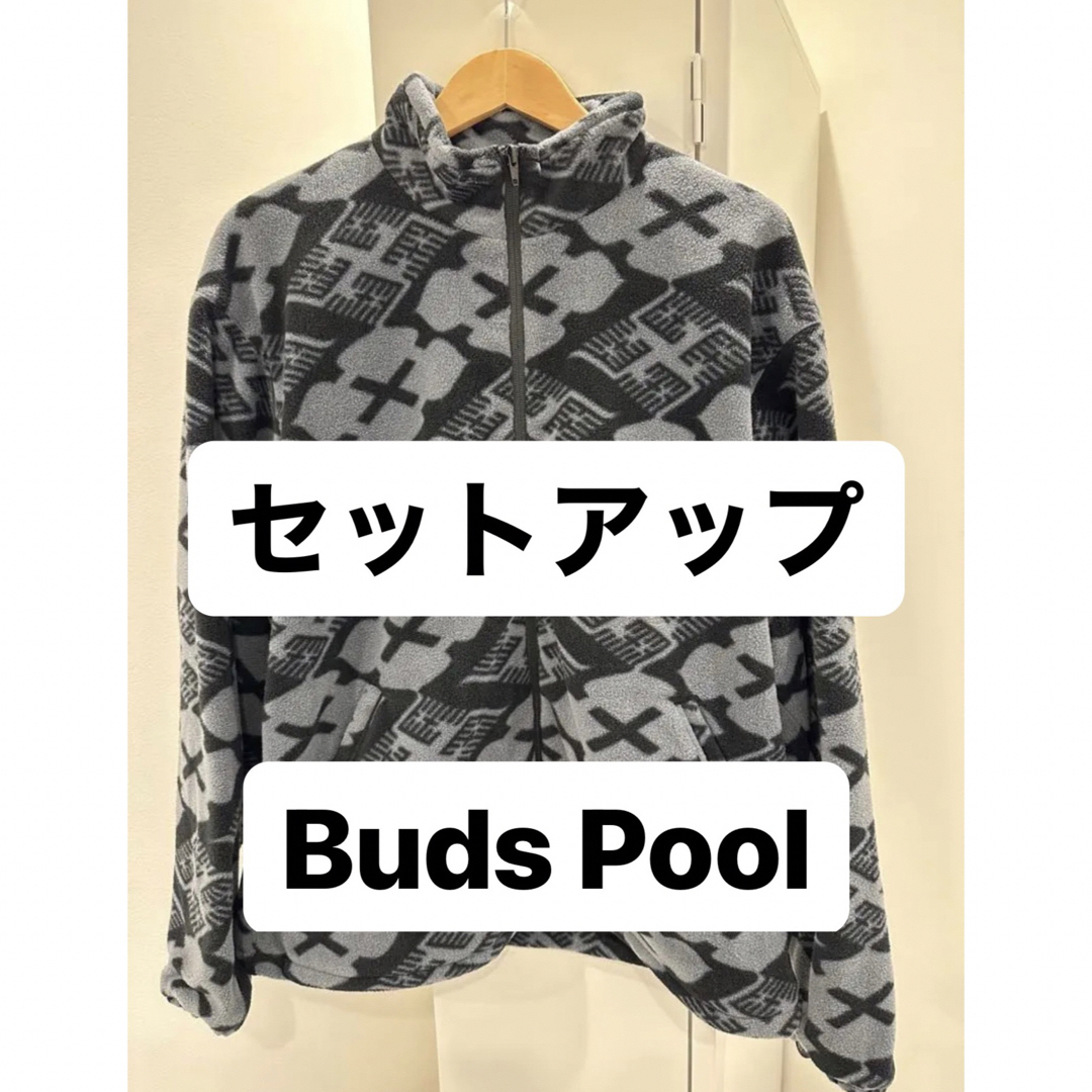 メンズBuds pool × Gakkin コラボ フリーススウェット セットアップ