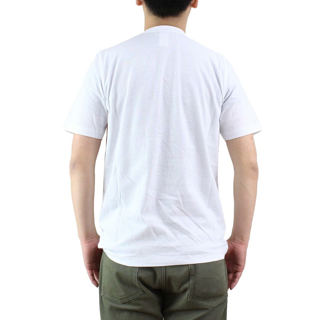 BARK(バーク)のBARK バーク 71B8706 Tシャツ ORANGE ホワイト系-オレンジ系 メンズ メンズのトップス(Tシャツ/カットソー(半袖/袖なし))の商品写真