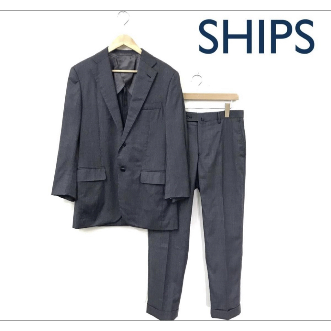 SHIPS(シップス)の定価8万超 SHIPS セットアップ スーツ ジャケット パンツ スラックス メンズのスーツ(セットアップ)の商品写真