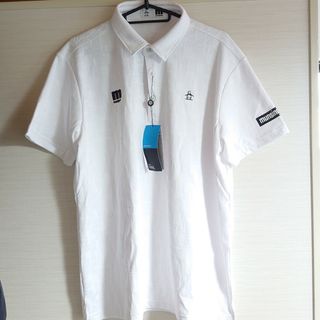 マンシングウェア(Munsingwear)のマンシング＊Munsingwear ＊白ポロシャツ＊LLサイズ＊メンズ＊新品未使(ポロシャツ)