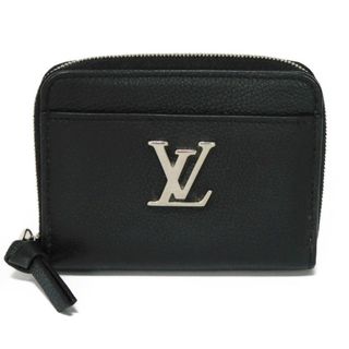 ルイヴィトン(LOUIS VUITTON)のLOUIS VUITTON ルイ・ヴィトン ジッピー コインパース LVロゴ LVシグネチャー グレイン ブラック シルバー ラウンドファスナー コンパクトウォレット RFID ロックミー ノワール コインケース M80099(コインケース)