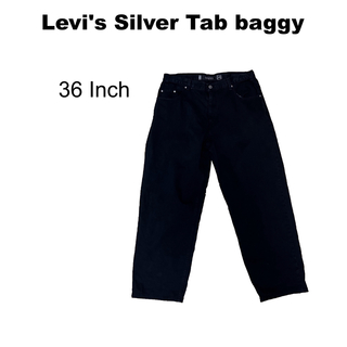 シルバータブ(SILVER TAB（Levi's）)のLevi’s silver tab baggy 36inch black(デニム/ジーンズ)