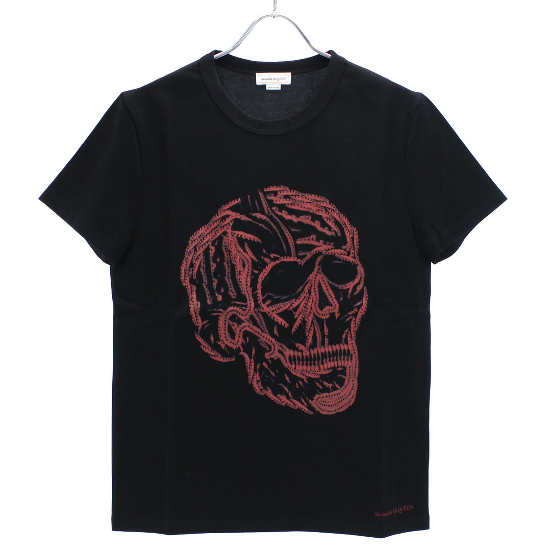 Alexander McQueen(アレキサンダーマックイーン)のAlexander McQueen アレキサンダーマックイーン 631391 Tシャツ ブラック メンズ メンズのトップス(Tシャツ/カットソー(半袖/袖なし))の商品写真