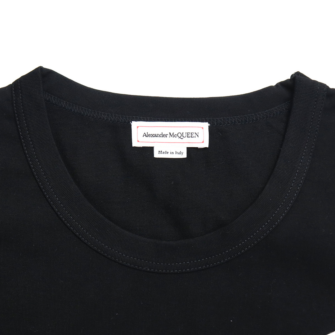 Alexander McQueen(アレキサンダーマックイーン)のAlexander McQueen アレキサンダーマックイーン 631390 Tシャツ ブラック メンズ メンズのトップス(Tシャツ/カットソー(半袖/袖なし))の商品写真