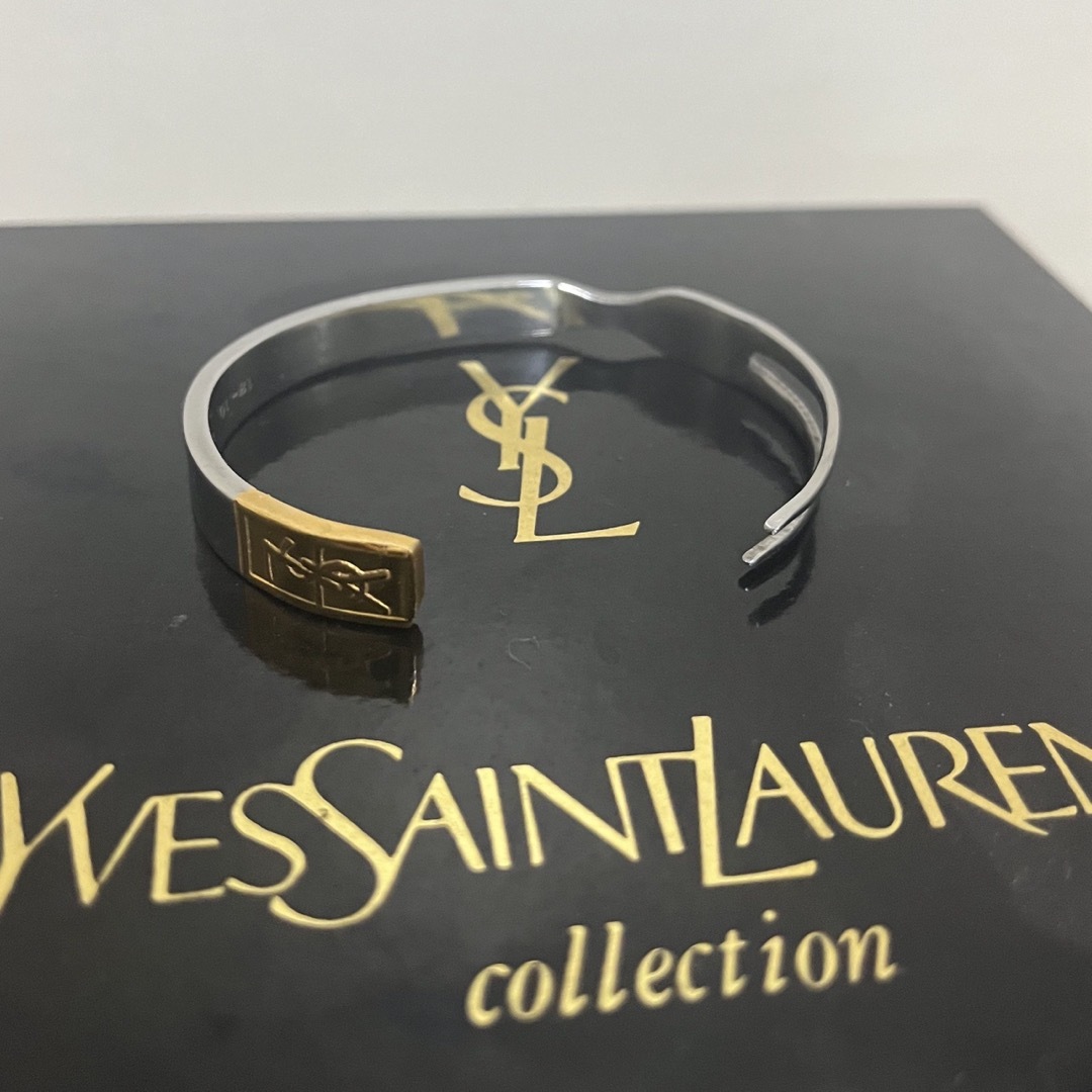 イヴサンローラン Yves Saint Laurent フォークバングル