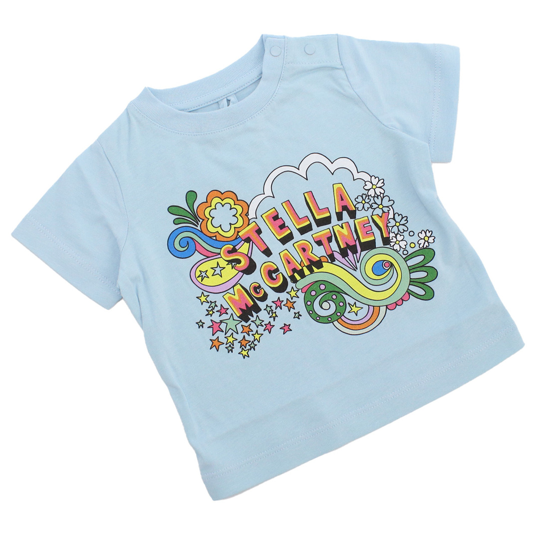 Stella McCartney(ステラマッカートニー)のStella McCartney ステラマッカートニー TS8011 Tシャツ ブルー系 ベビー キッズ/ベビー/マタニティのベビー服(~85cm)(Ｔシャツ)の商品写真